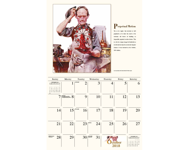 Norman Rockwell Wall Calendar | Freedom Branding