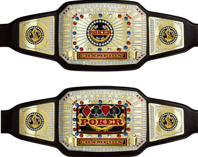 Championship Award Belt- Poker/Gaming