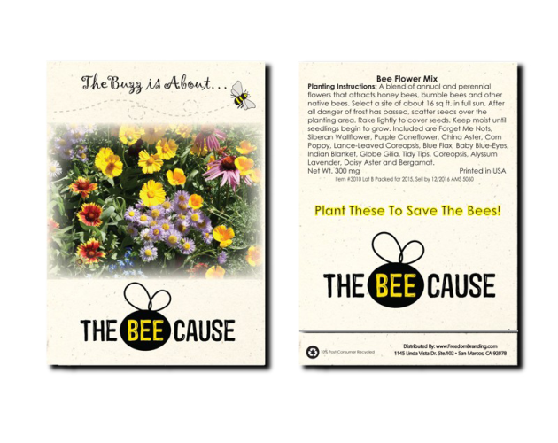 Bee Mixture Seed Packet