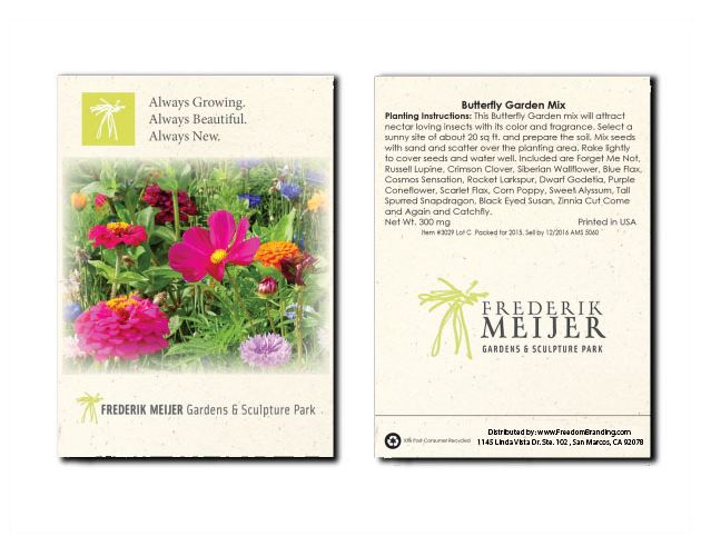 Butterfly Mix Flower Seed Packet