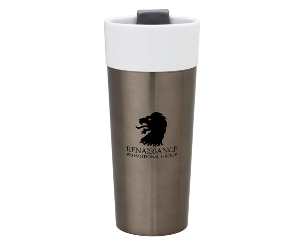 16 oz. Ceramic & Stainless Steel Tumbler