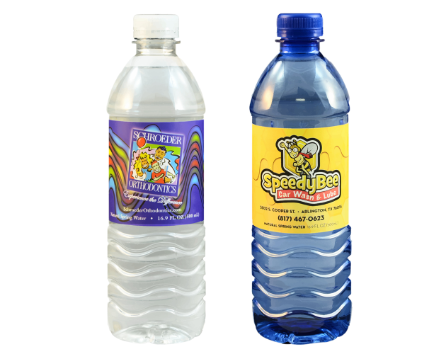 16.9 Oz Custom Label Bottled Water