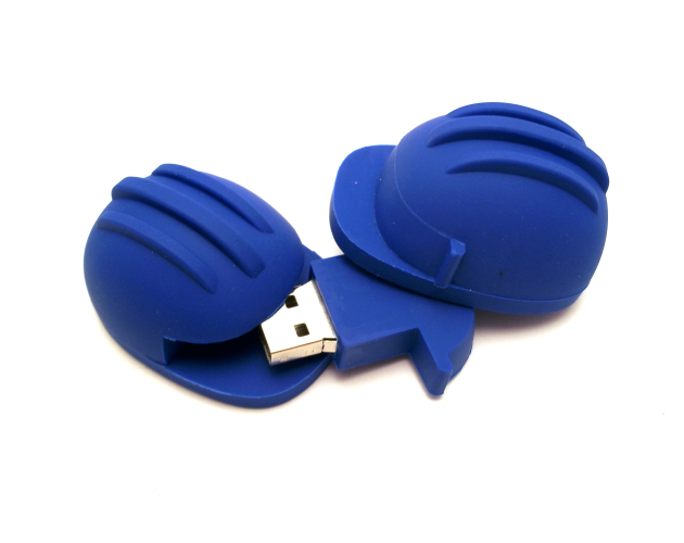 8 GB PVC Baseball Helmet USB Drive