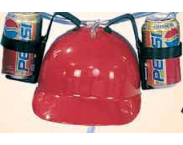 Beverage Holder Helmet