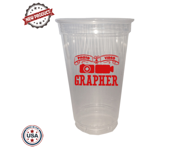 20 Oz. Soft Sided Clear Cups
