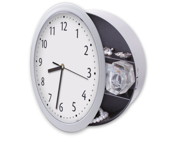 Wall Clock with Hidden Safe