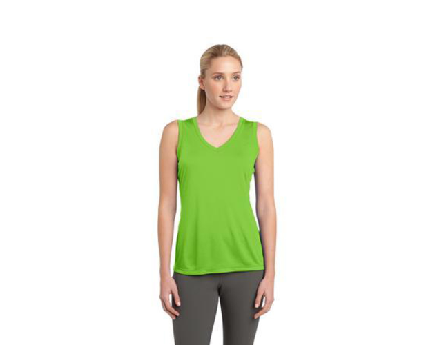 Sleeveless Competitor V-Neck Tee Shirt