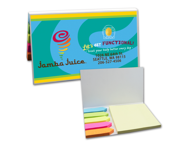 Sticky Notes w/ Flags - 6 Pads (50 Sheet Pad)