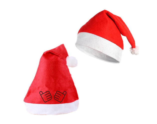 Custom Holiday Felt Santa Hat