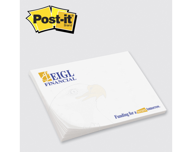 Custom Printed Post-it® Notes (3"x4") 50 Sheets
