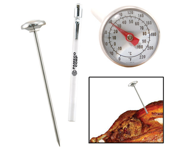 Analog Meat Thermometer w/ Pocket Sleeve and Clip