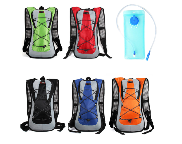 Hydration Backpack with 2L Water Bladder