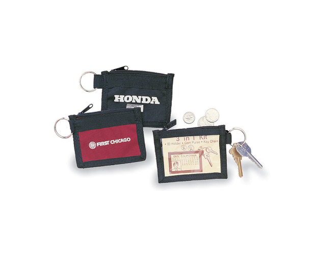 3-in-1 Key Kit with ID Holder/ Key Ring & Coin Pocket