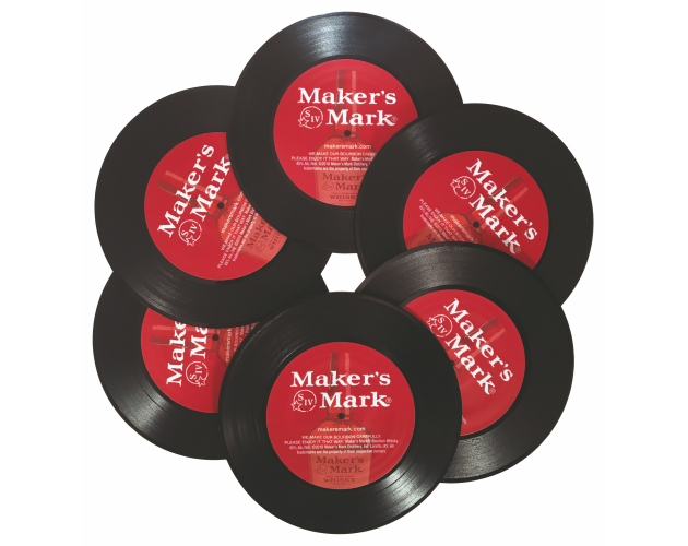 Mini Record Coasters