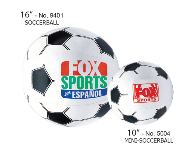 10" Inflatable Sport Beach Mini-Soccer Ball