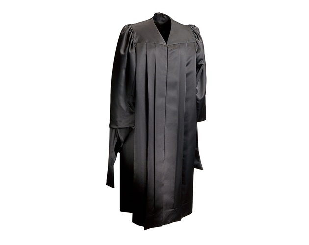 Full fit-Masters Graduation Gown - Economy- Dull Shine Fabric