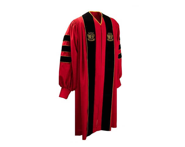 Custom Embroidered - Doctoral Graduation Gown - Elite (Standard) - Matte Fabric