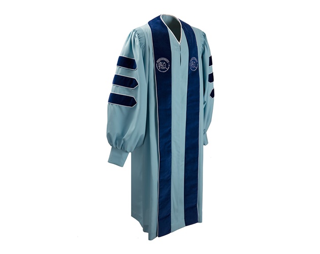 Full fit-Custom Embroidered - Doctoral Graduation Gown - Elite - Matte Fabric
