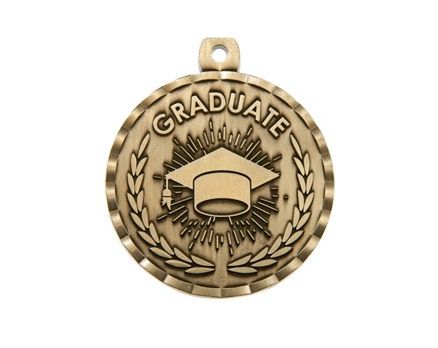 Graduation Medal - Adult/Teen Sizes - Engravement Type = Graduate