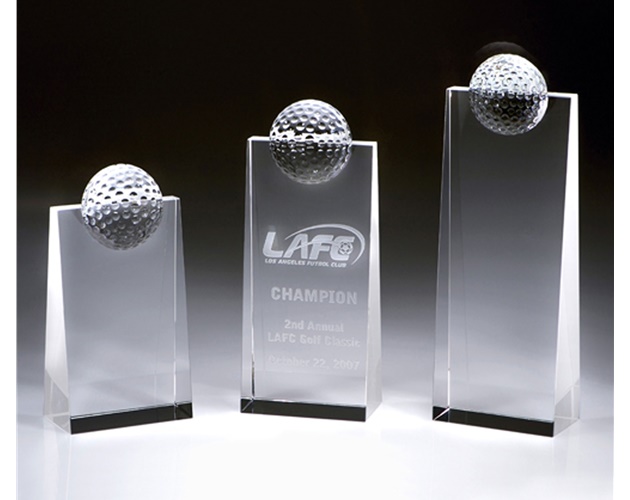 Winning Golf Tower Crystal Awards- Small