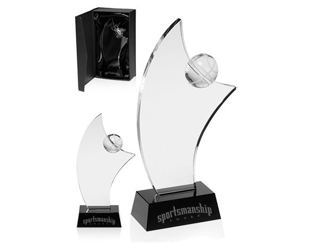 Basketball Crystal Awards