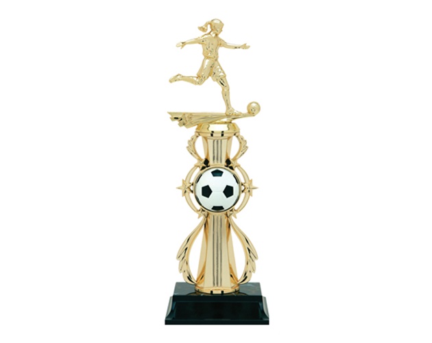 Soccer, Female - Participation Trophies 13" Tall