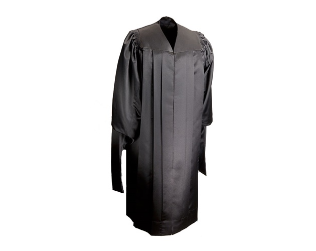 Masters Graduation Gown - Deluxe (Standard) - Dull Shine Fabric