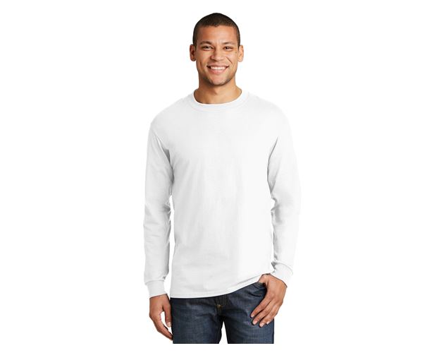 Hanes® Beefy-T® 100% Cotton Long Sleeve T-Shirt