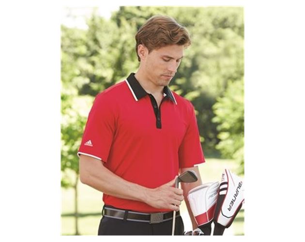 Adidas Golf Climacool Performance Coloblock Sport Shirt