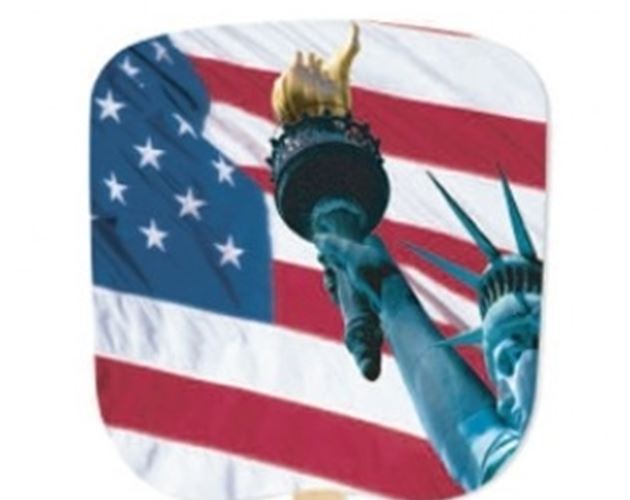 Patriotic Stock Liberty Hand Held Fan