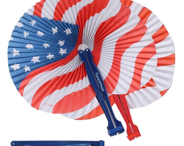 Patriotic Folding Fan