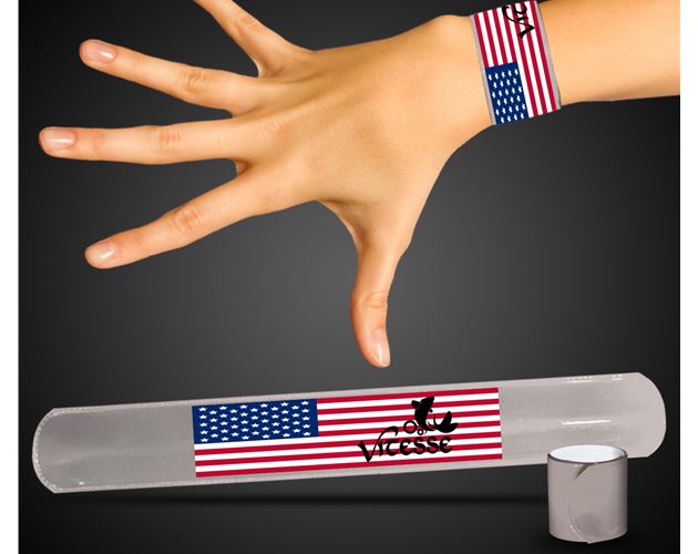 Patriotic Slap Bracelets