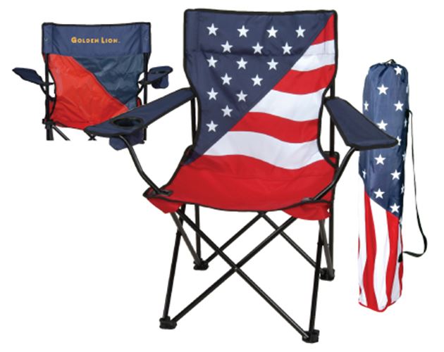 Patriotic Captain Folding Chair