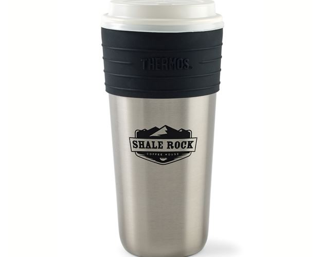 Thermos® Coffee Cup Insulator - 20 Oz. Silver