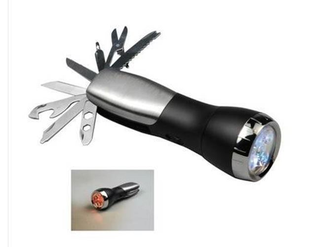 Outdoor Flashlight With Tools