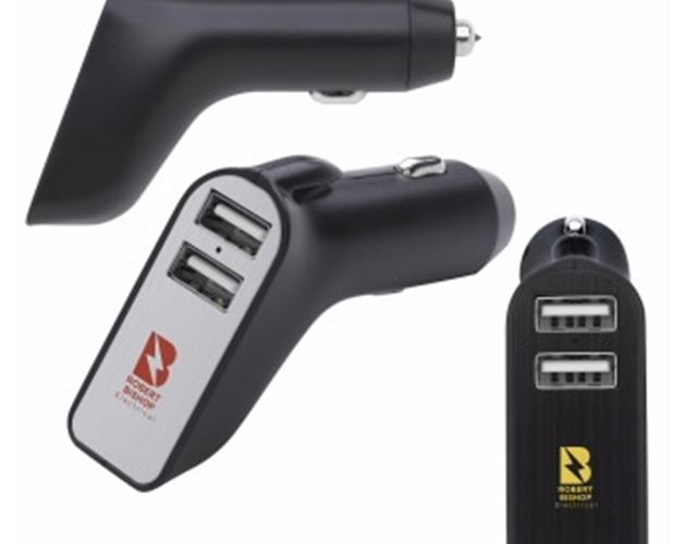 Good Value® 3-In-1 Car Charger w/Emergency Tools