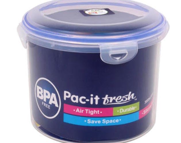 Pac-it Fresh 101oz Round Food Container