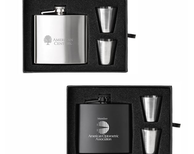 The Duncan Flask and Shot Glass Gift Set
