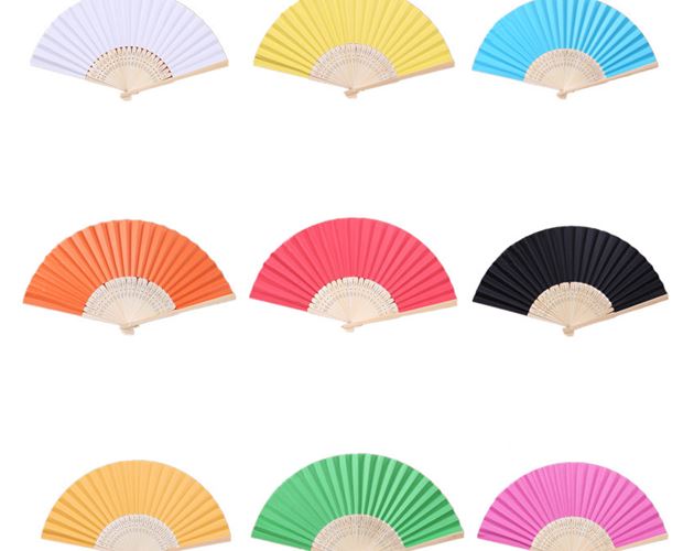 Folding Paper Hand Fan