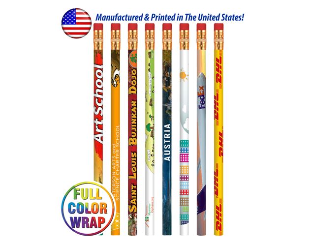 Full Color Wrap Pencil High Quality