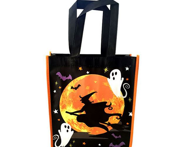 Laminated Halloween Tote Bag