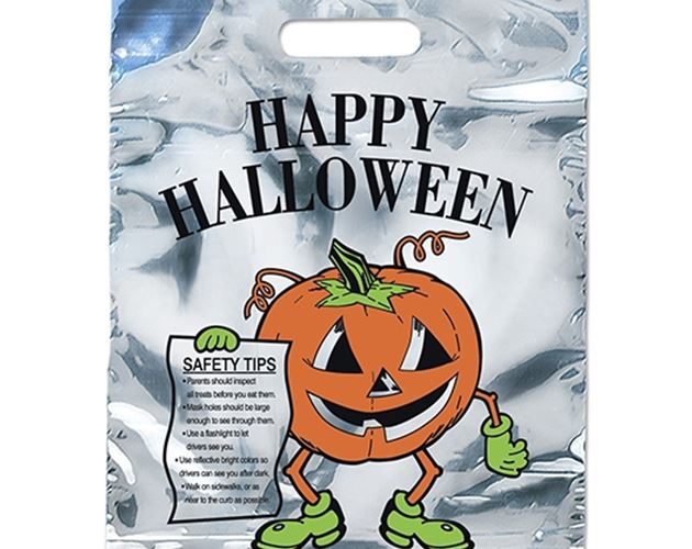 Pumpkin Sliver Reflective Halloween Bag