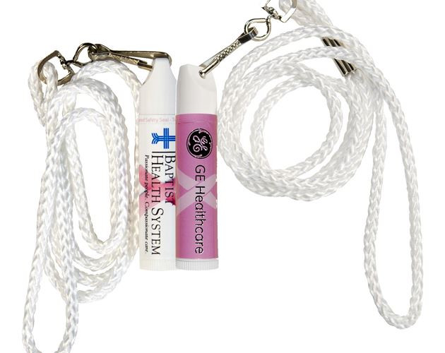 Breast Cancer Awareness SPF 15 Lip Balm With Lanyard