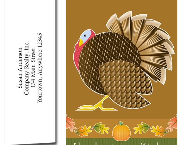 Thanksgiving Greeting Cards w/Imprinted Envelopes