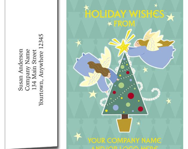 Logo Holiday Greeting Cards w/Imprinted Envelopes (5"x7")