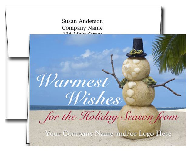 Logo Holiday Greeting Cards w/Imprinted Envelopes (5"x7")