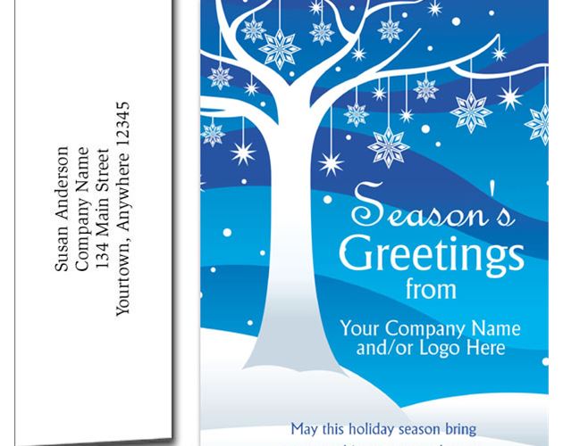 Logo Holiday Greeting Cards w/Imprinted Envelopes (5"x7")