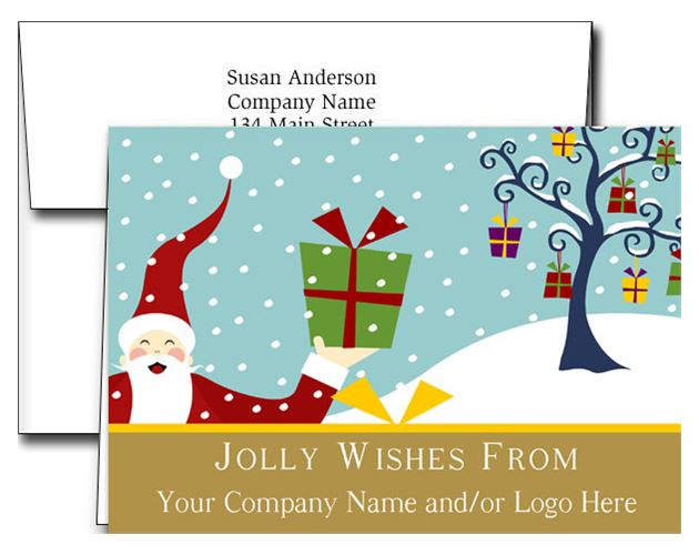 Logo Holiday Greeting Cards w/Imprinted Envelopes (5"x7")