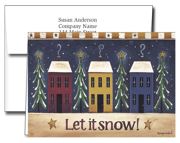 Holiday Greeting Cards w/Imprinted Envelopes