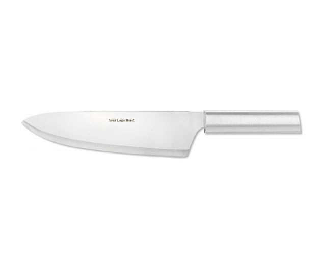 French Chef Knife w/ Silver Aluminum Handle